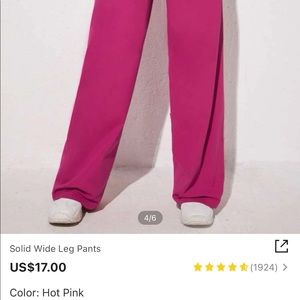 SHEIN | pink relaxed trouser